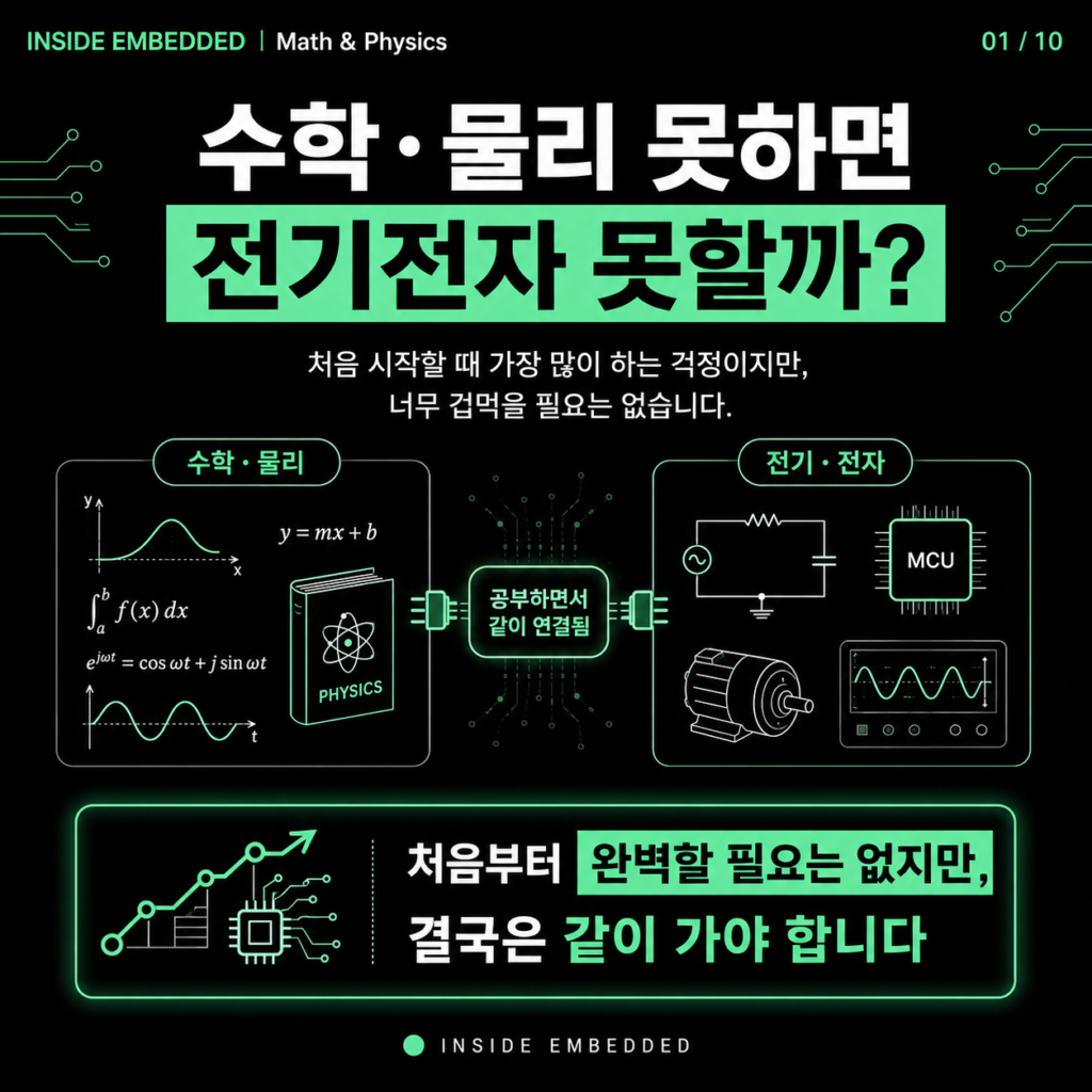 전기전자 수학, 얼마나 잘해야 할까: 직무별 필요한 수준 첫 카드뉴스